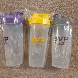 SVP Sports Protein Shaker Bottles 700 ml – New, Set of 3